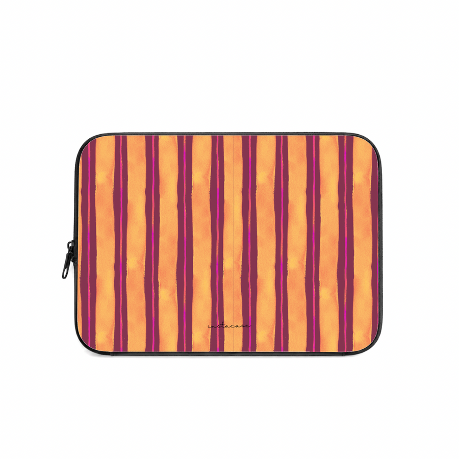Bolsa Computador Sunset Flame InstaCase — Saffiano Leather Design Exclusivo