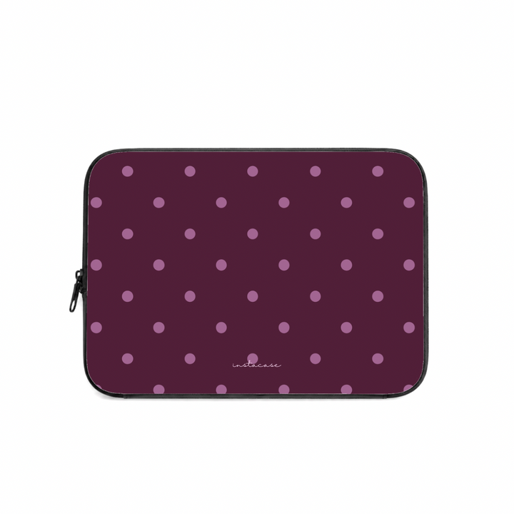 Bolsa Computador Sweet Dots InstaCase — Saffiano Leather Design Exclusivo