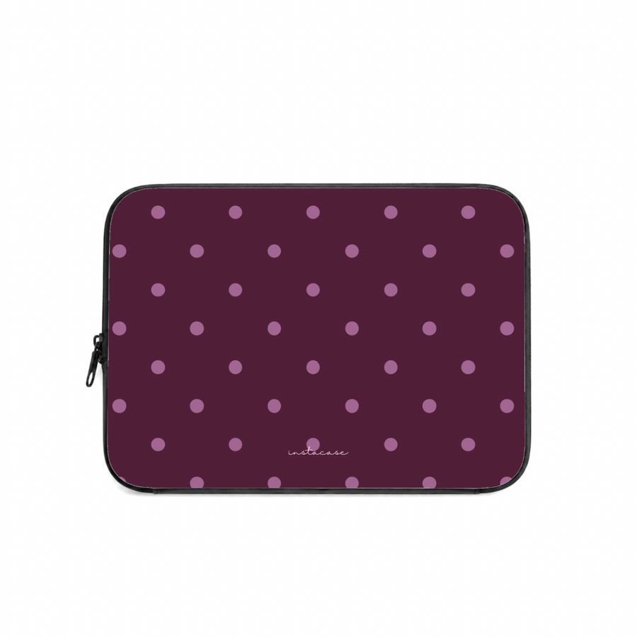 Bolsa Computador Sweet Dots InstaCase — Saffiano Leather Design Exclusivo
