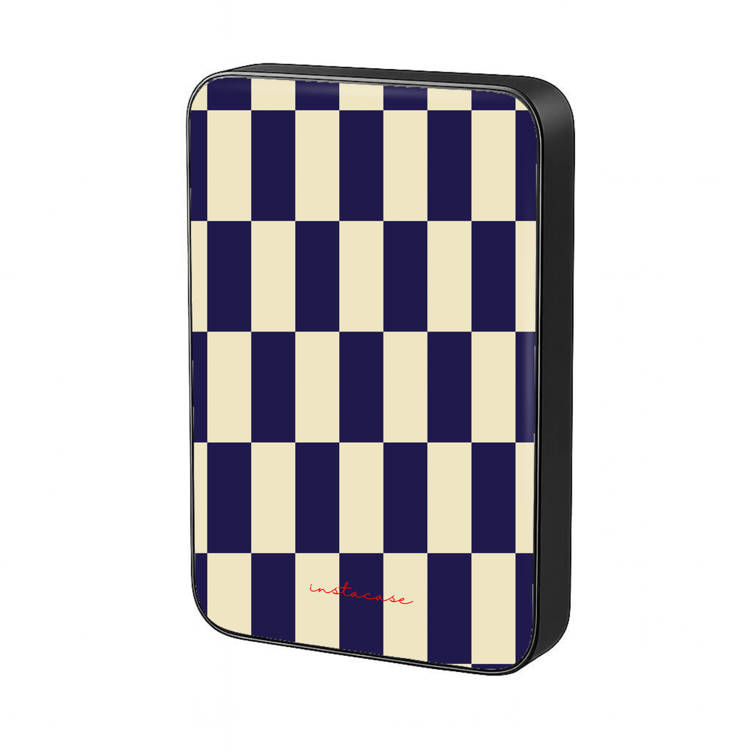 Power Bank Magnética Ocean Tile Preta MagSafe — InstaCase Portugal