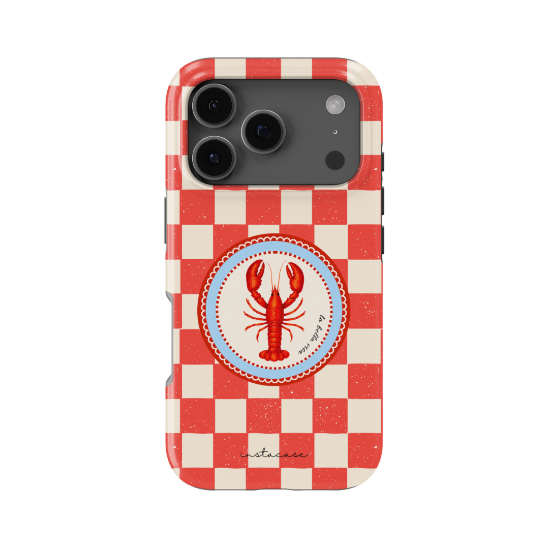 Capa iPhone Ocean Plate Premium Glossy — InstaCase Portugal