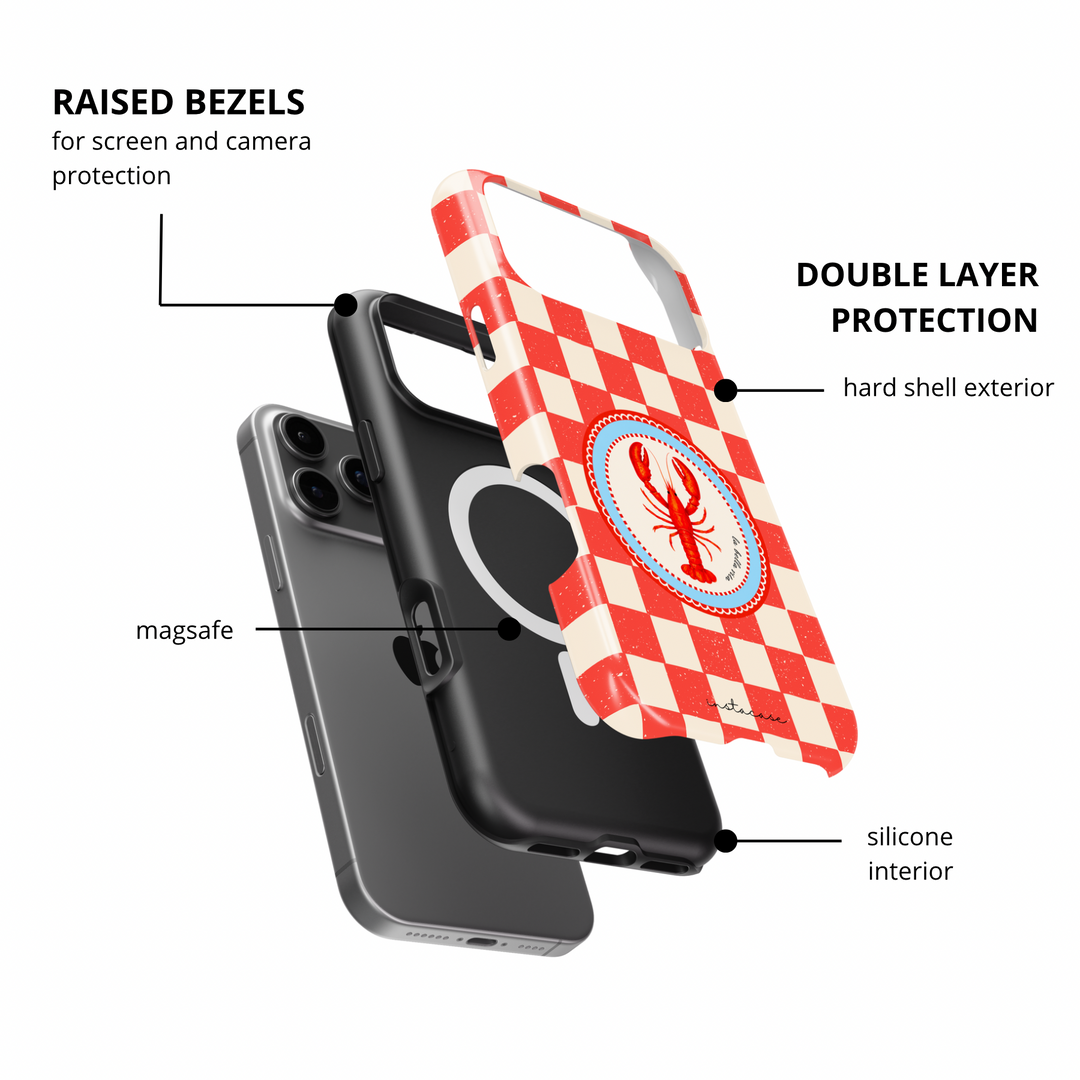 Capa iPhone Ocean Plate Premium Glossy — InstaCase Portugal