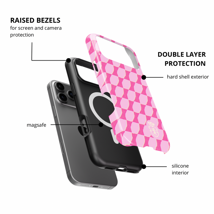 Official SCP Sporting CP Pink Wave iPhone Case — InstaCase Portugal