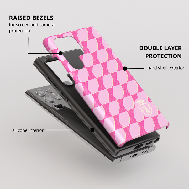 Funda oficial Samsung Sporting Onda Rosa del SCP — InstaCase Portugal