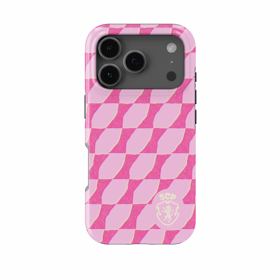 Official SCP Sporting CP Pink Wave iPhone Case — InstaCase Portugal