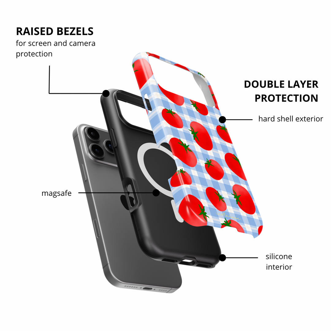 Capa iPhone Pomodoro Picnic Premium Glossy — InstaCase Portugal