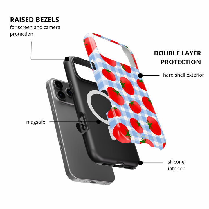 Capa iPhone Pomodoro Picnic Premium Glossy — InstaCase Portugal