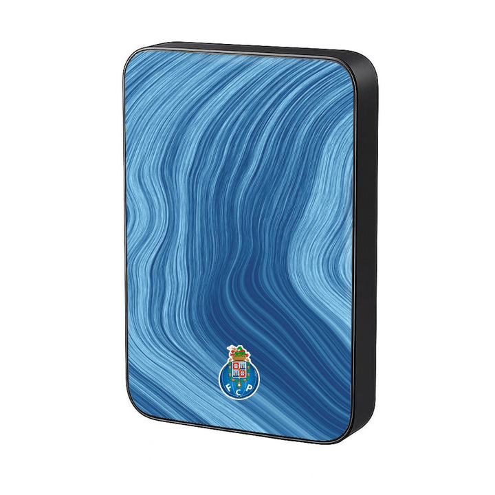 Power Bank FC Porto Blue Splash Preta MagSafe — InstaCase Portugal