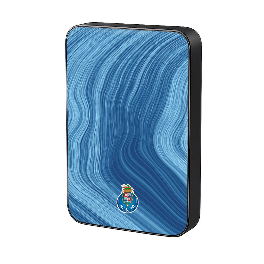 Power Bank FC Porto Blue Splash Preta MagSafe — InstaCase Portugal