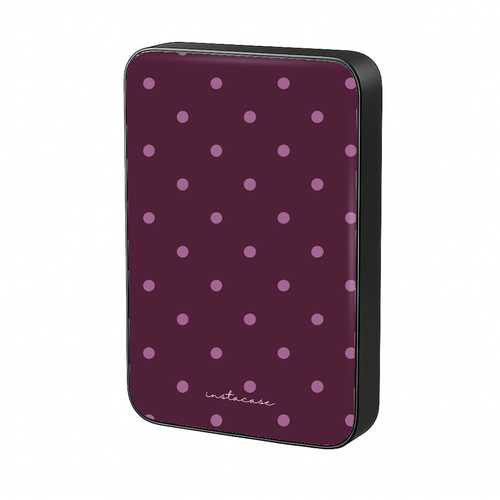 Power Bank Magnética Sweet Dots Preto MagSafe — InstaCase Portugal
