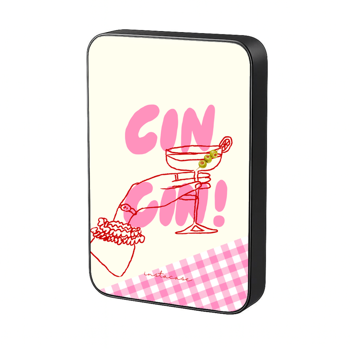 Power Bank Magnética Cin! Cin! Preta MagSafe — InstaCase Portugal