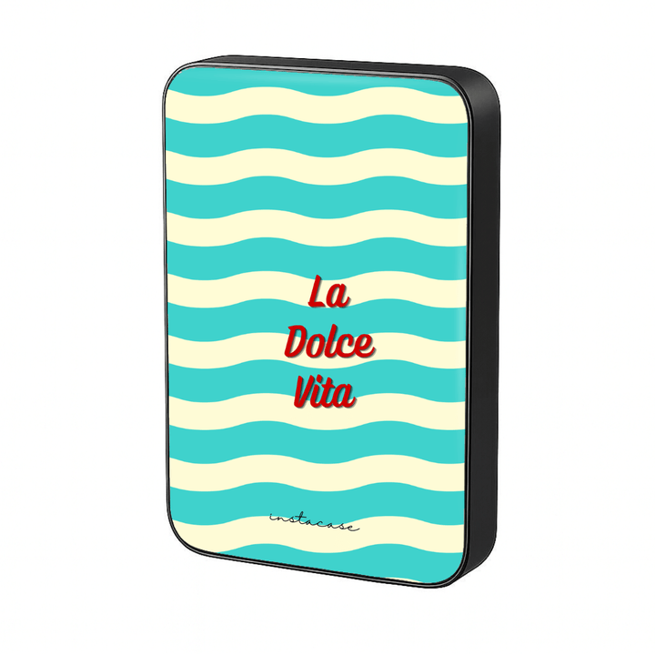 Power Bank Magnética Dolce Mare Preta MagSafe — InstaCase Portugal
