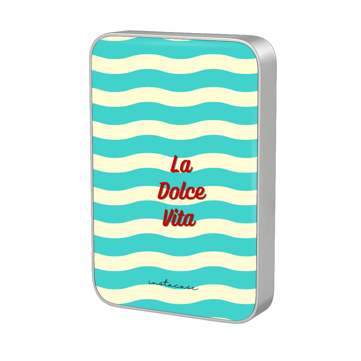 Power Bank Magnética Dolce Mare Prata MagSafe — InstaCase Portugal