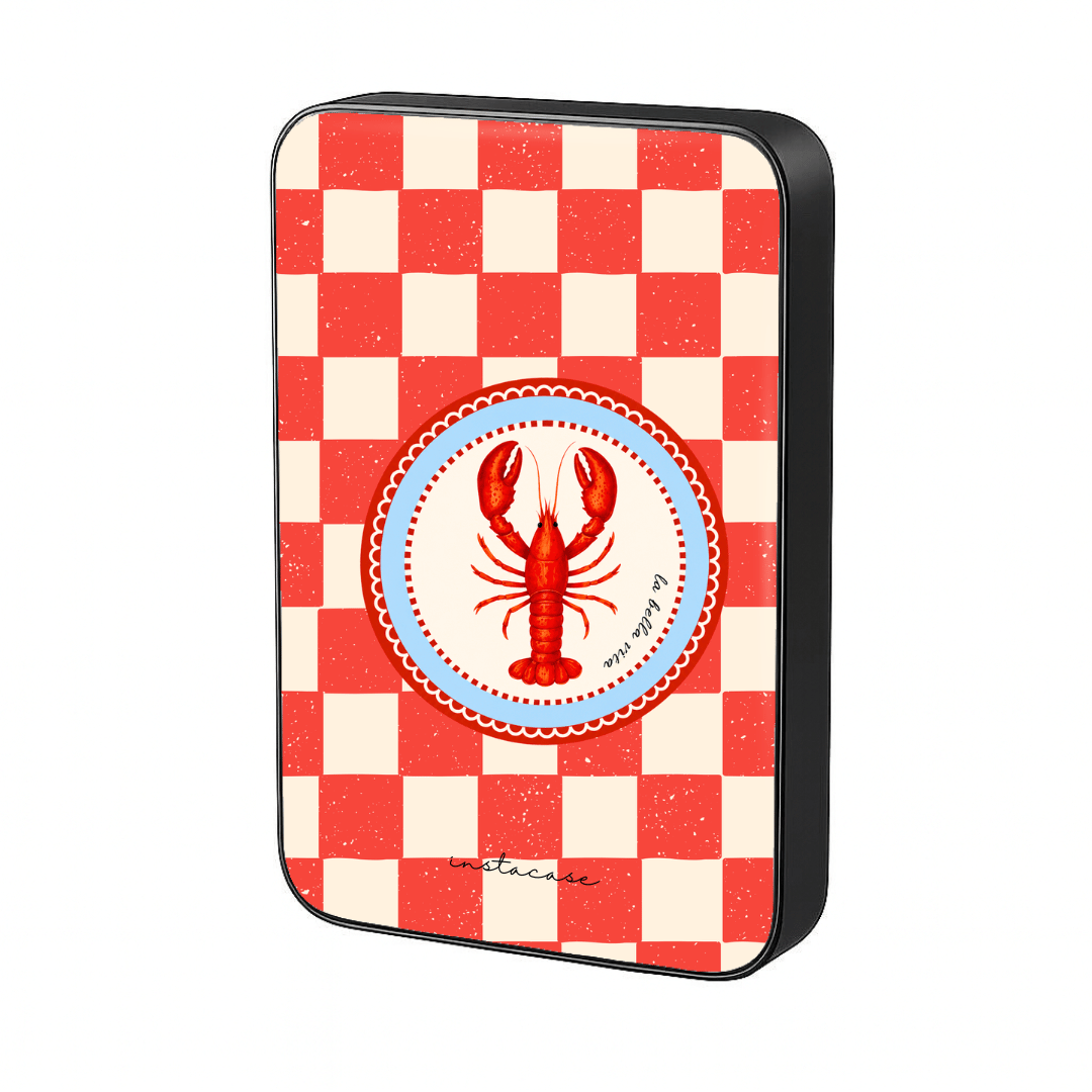 Power Bank Magnética Ocean Plate Preta MagSafe — InstaCase Portugal