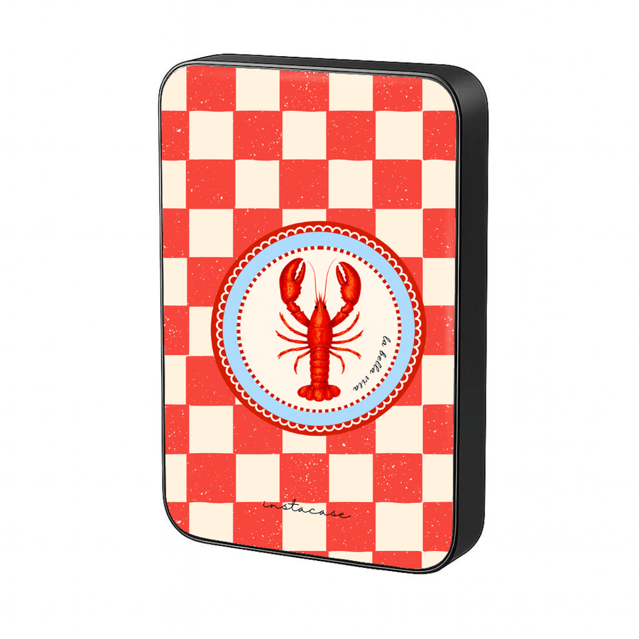 Power Bank Magnética Ocean Plate Preta MagSafe — InstaCase Portugal