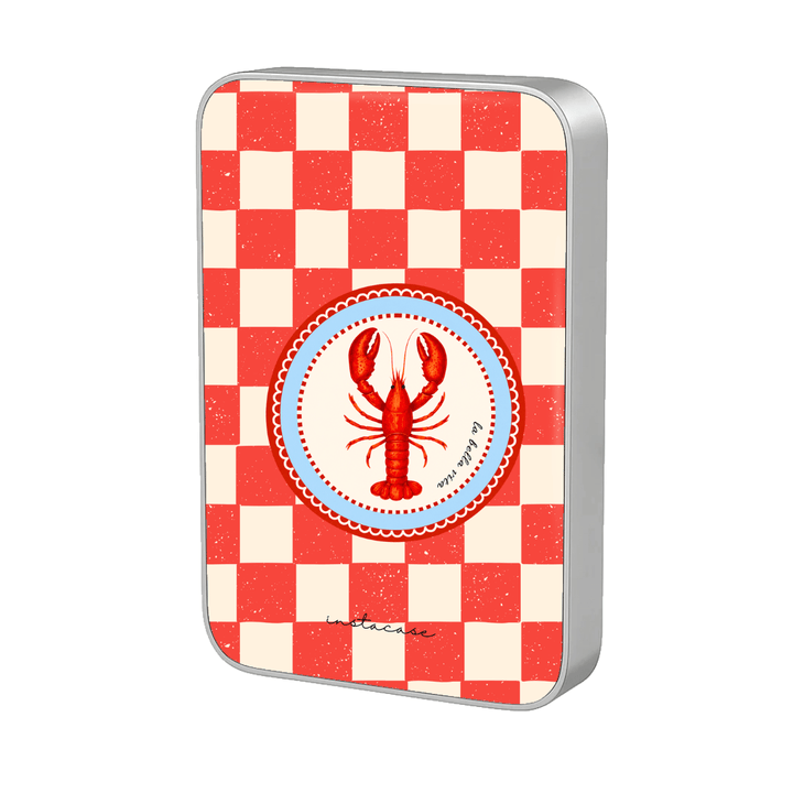 Power Bank Magnética Ocean Plate Prata MagSafe — InstaCase Portugal