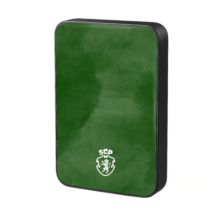 Power Bank MagSafe Sporting CP Savanna Preta — InstaCase Portugal