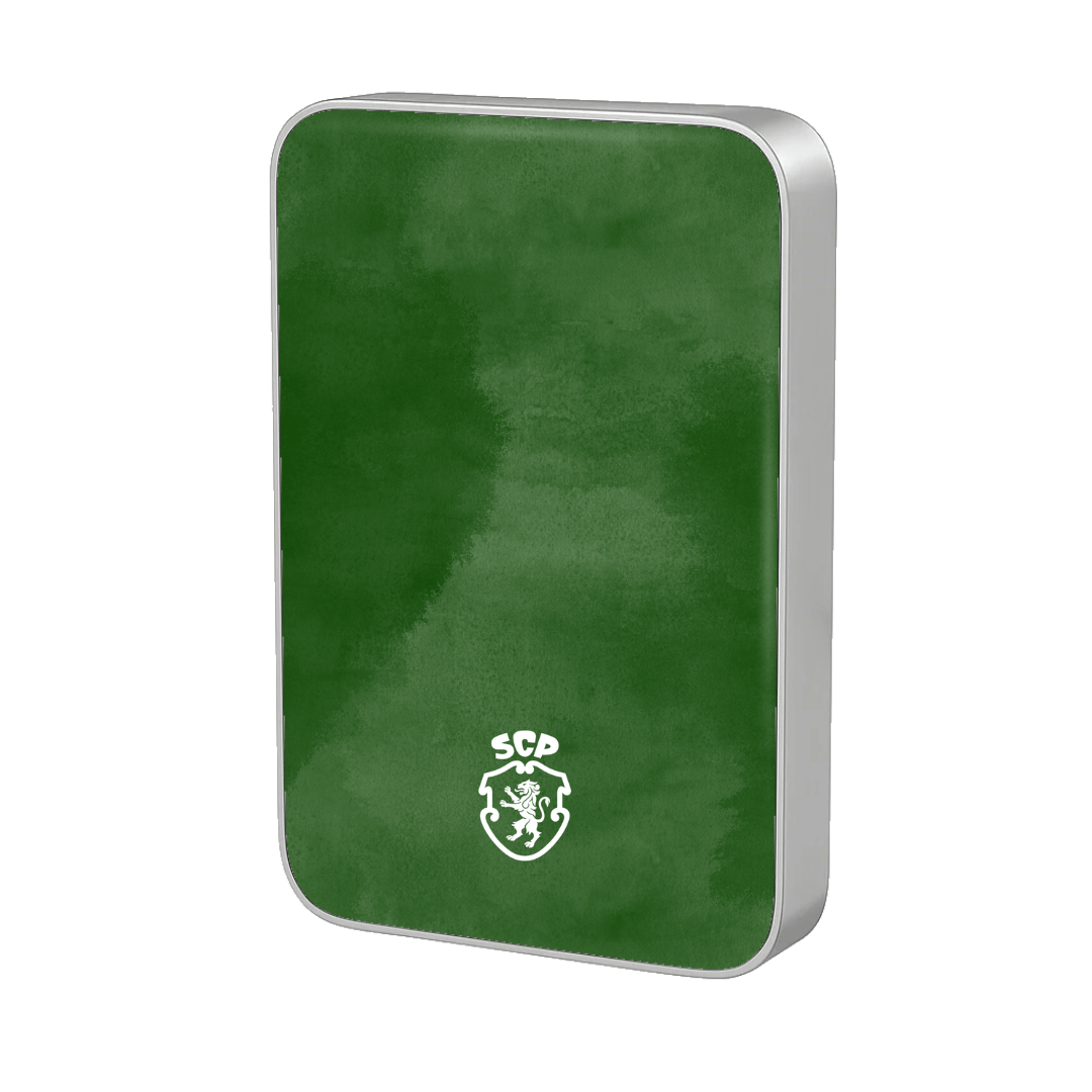 Power Bank MagSafe Sporting CP Savanna Silver — InstaCase Portugal