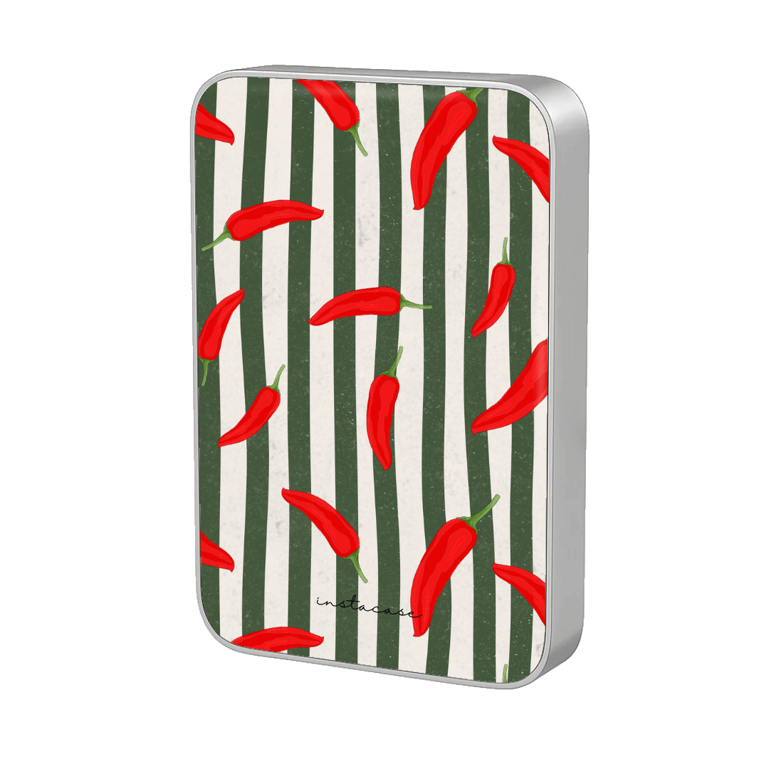 Power Bank Magnética Spicy Prata MagSafe — InstaCase Portugal