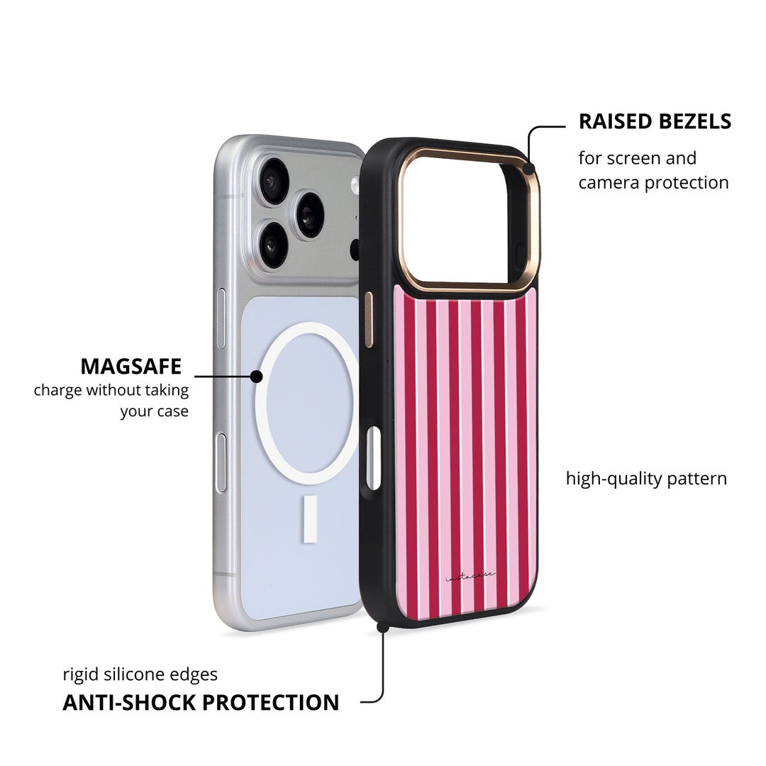 Funda para iPhone Rosé Glam Prestige Glossy — InstaCase Portugal