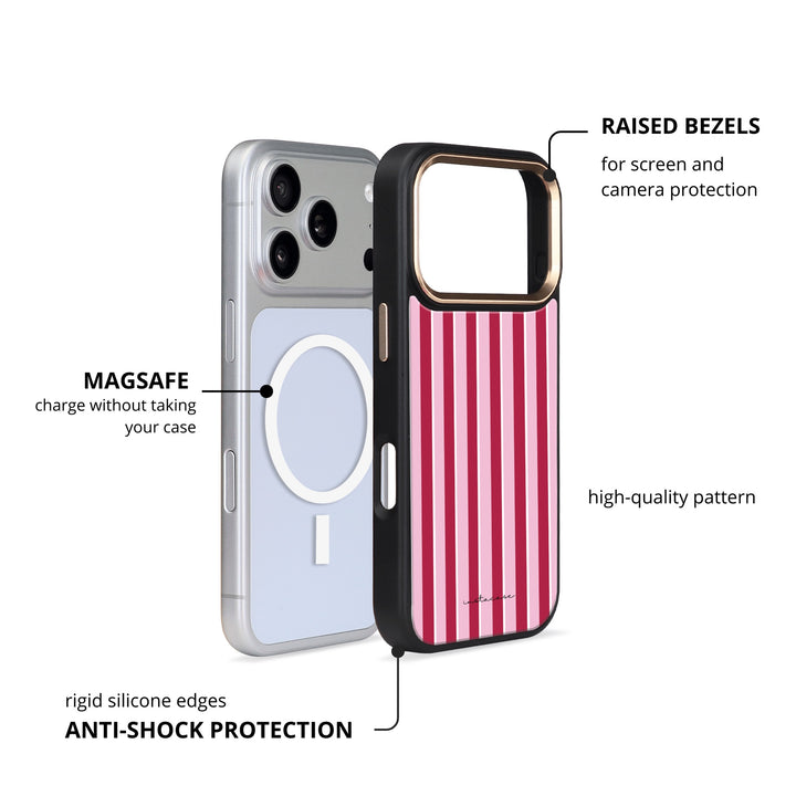 Funda para iPhone Rosé Glam Prestige Glossy — InstaCase Portugal