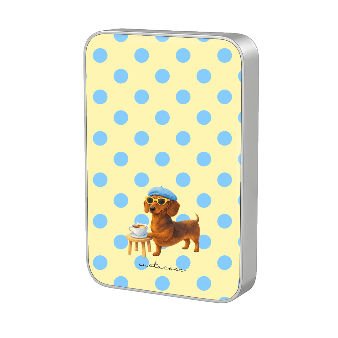 Power Bank Magnética Spill the Tea Prata MagSafe — InstaCase Portugal