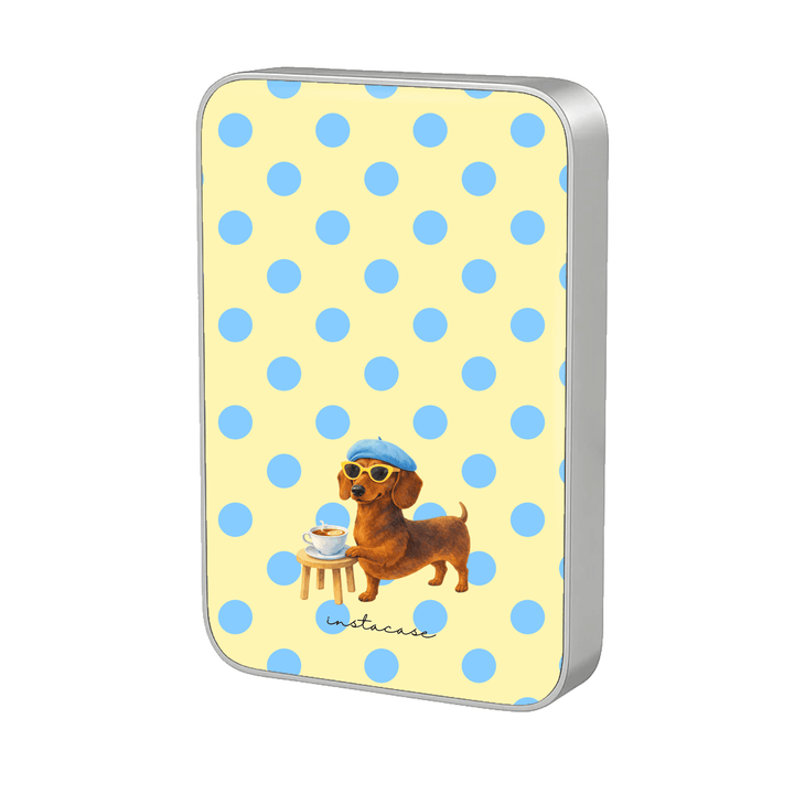 Power Bank Magnética Spill the Tea Prata MagSafe — InstaCase Portugal