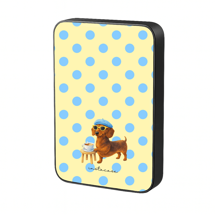 Power Bank Magnética Spill the Tea Preta MagSafe — InstaCase Portugal