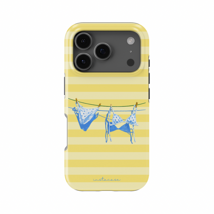 Capa iPhone Sunny Lines Premium Glossy — InstaCase Portugal