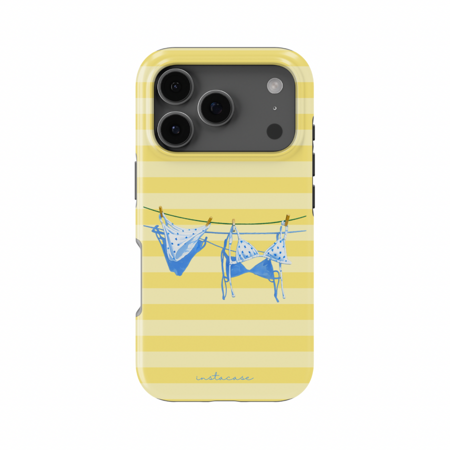 Capa iPhone Sunny Lines Premium Glossy — InstaCase Portugal