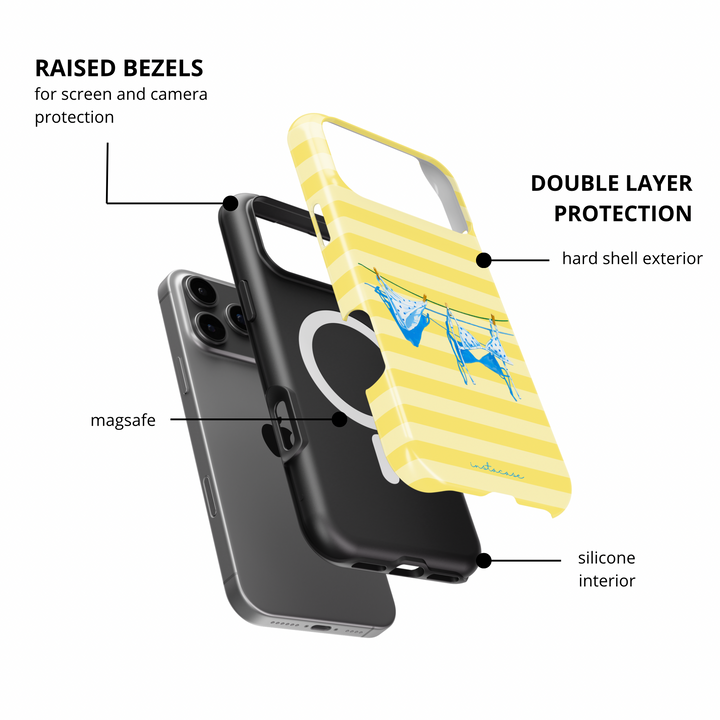 Capa iPhone Sunny Lines Premium Glossy — InstaCase Portugal