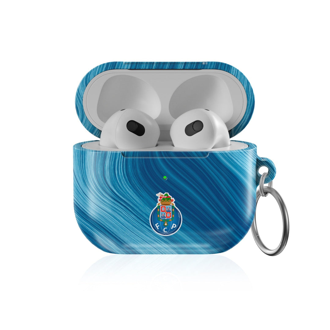 Capa AirPods FC Porto Blue Splash oficial FCP — InstaCase Portugal