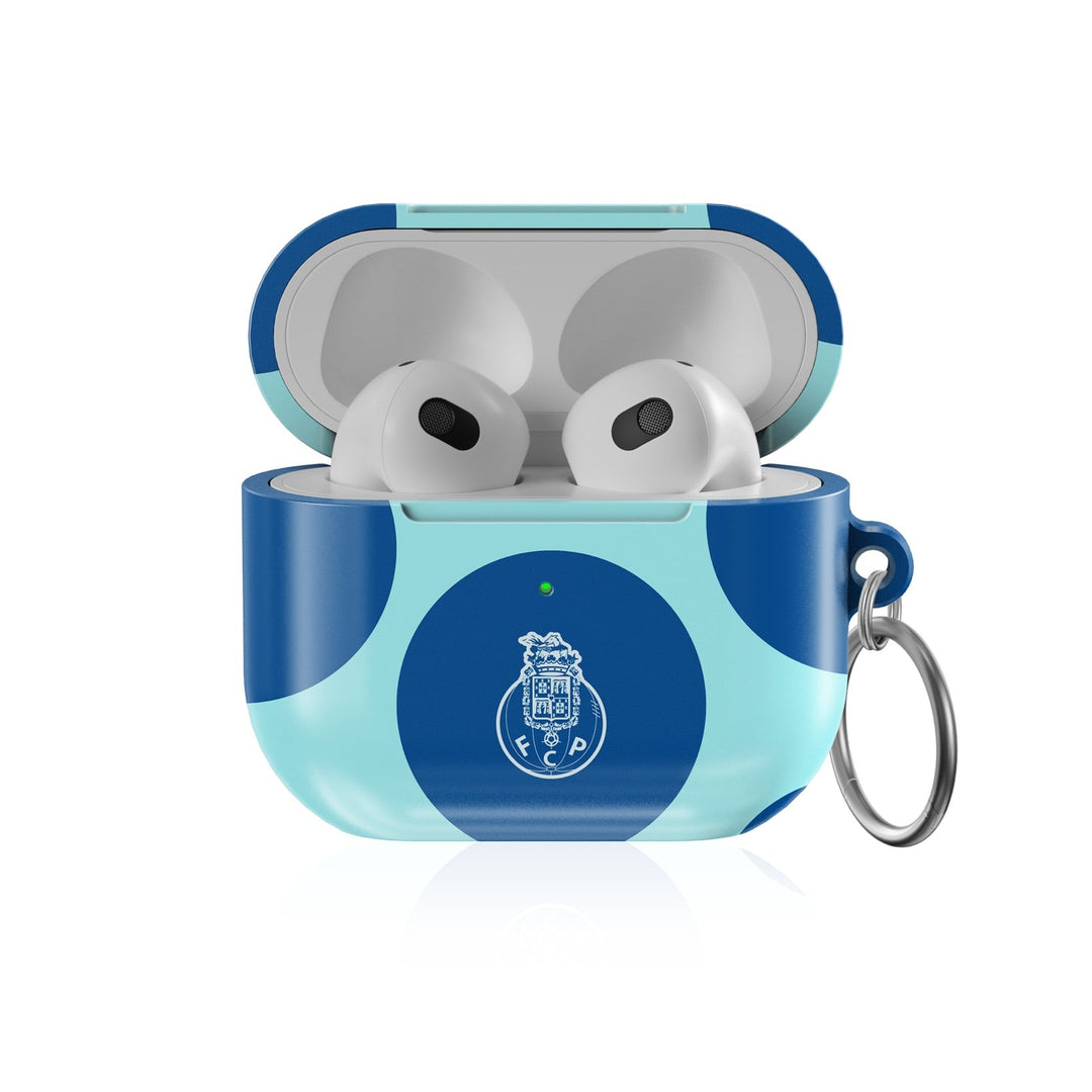 Capa AirPods FC Porto Porto Dots oficial FCP — InstaCase Portugal