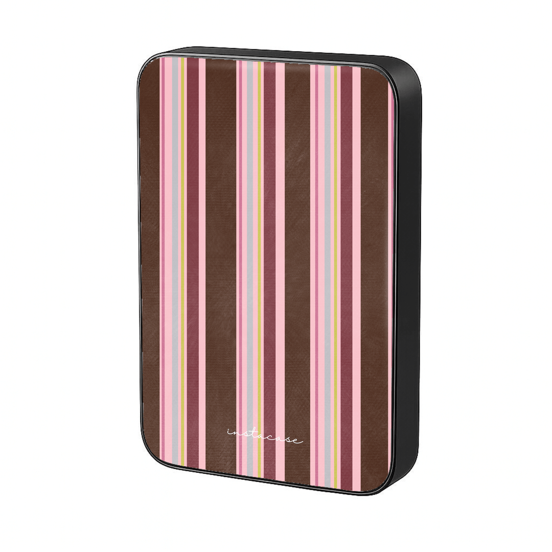Power Bank Magnética Berry Latte Preta MagSafe — InstaCase Portugal