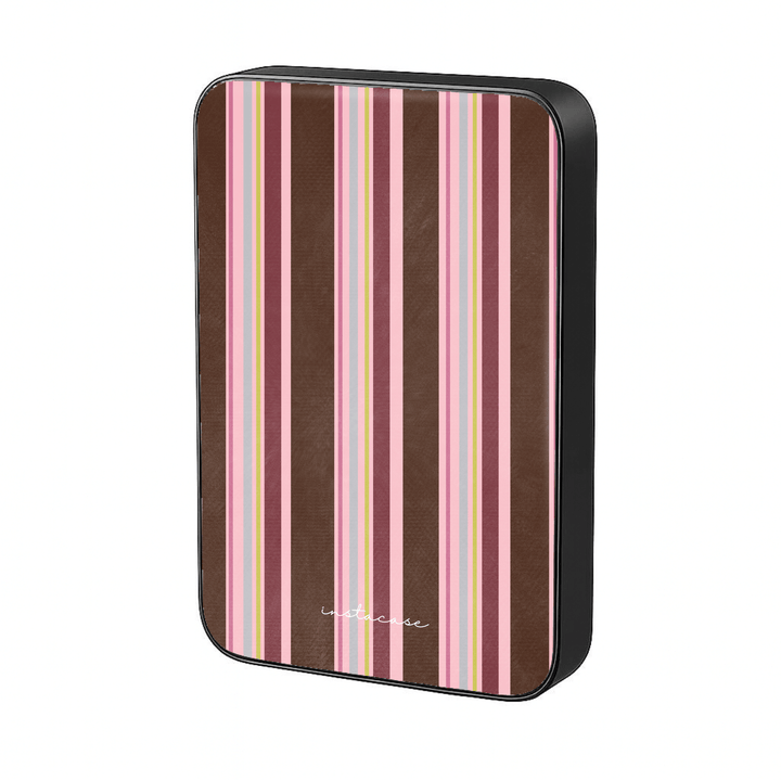 Power Bank Magnética Berry Latte Preta MagSafe — InstaCase Portugal