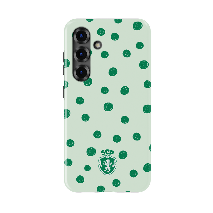 Official SCP Samsung Sporting Green Polka Dot Case — InstaCase Portugal