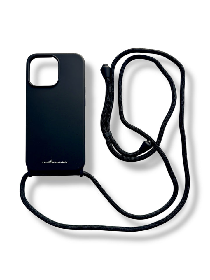 Funda delgada con cable - Negra