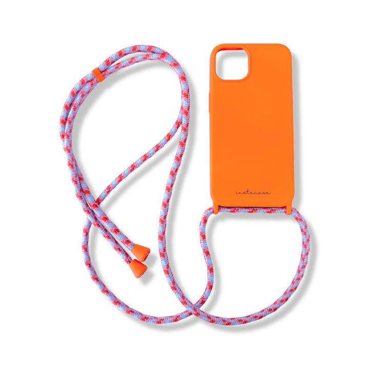 capa naranja con cable