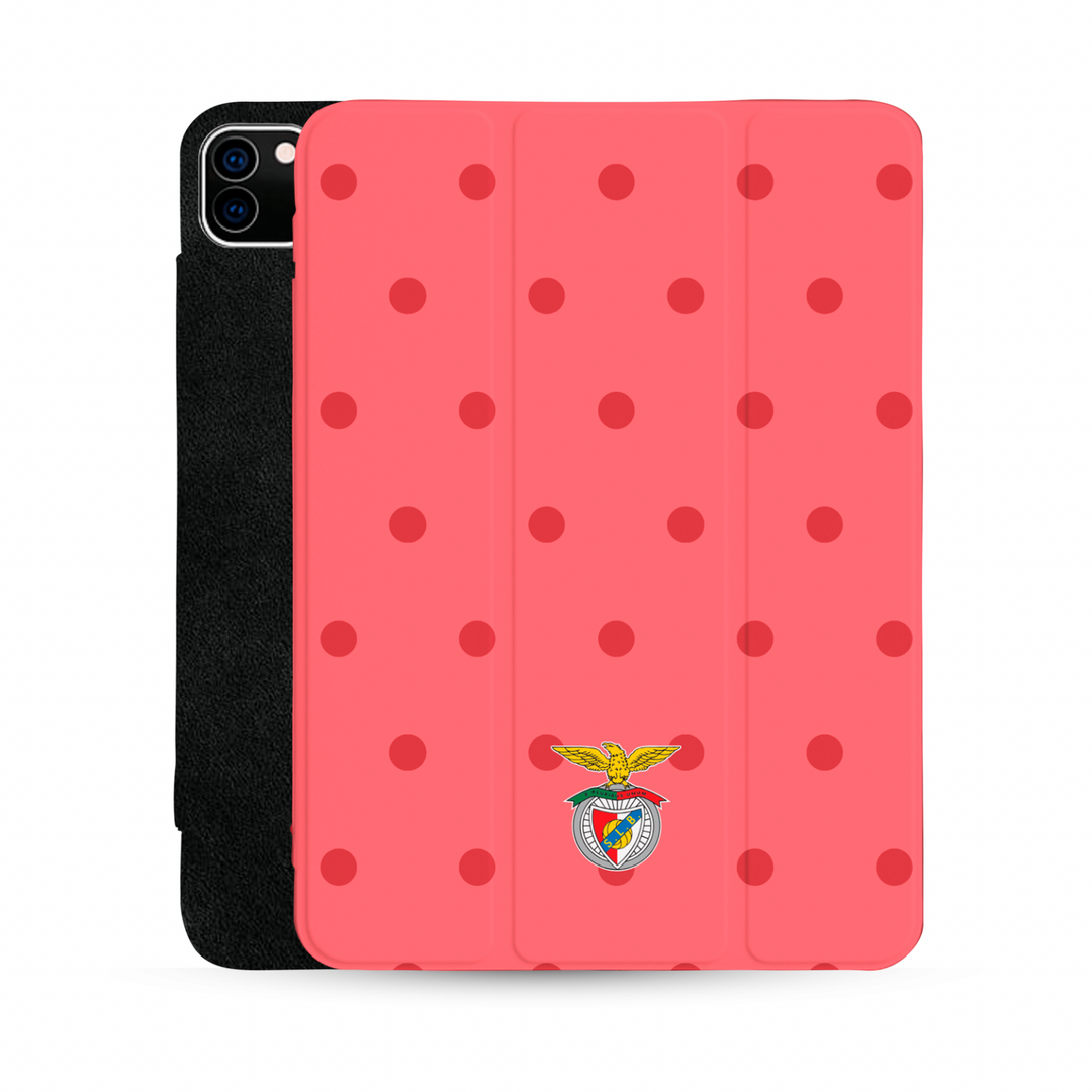 funda-para-iPad-Benfica-con-lunares-rojos