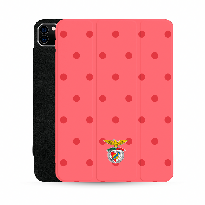 funda-para-iPad-Benfica-con-lunares-rojos