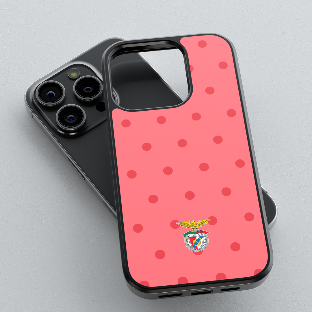 fundas-para-iPhone-de-Benfica-con-bolitas-rojas
