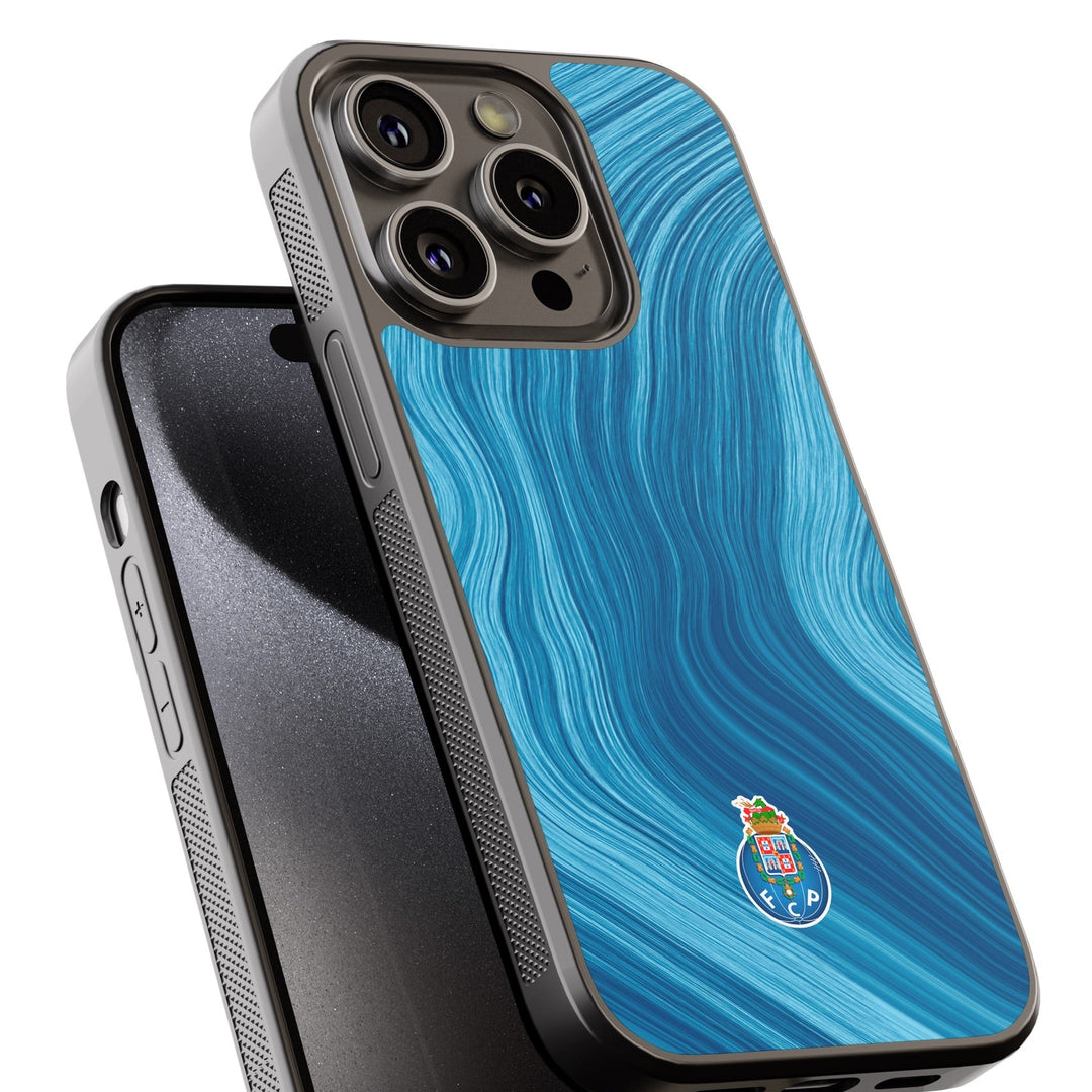 Capa iPhone FC Porto Blue Splash oficial FCP — InstaCase Portugal