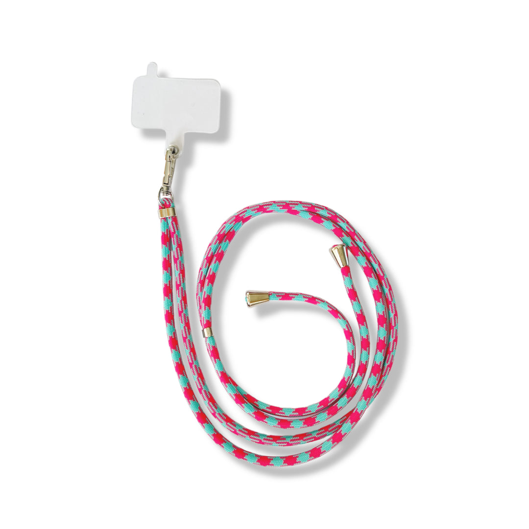 Universal Cord - Water Green and Pink