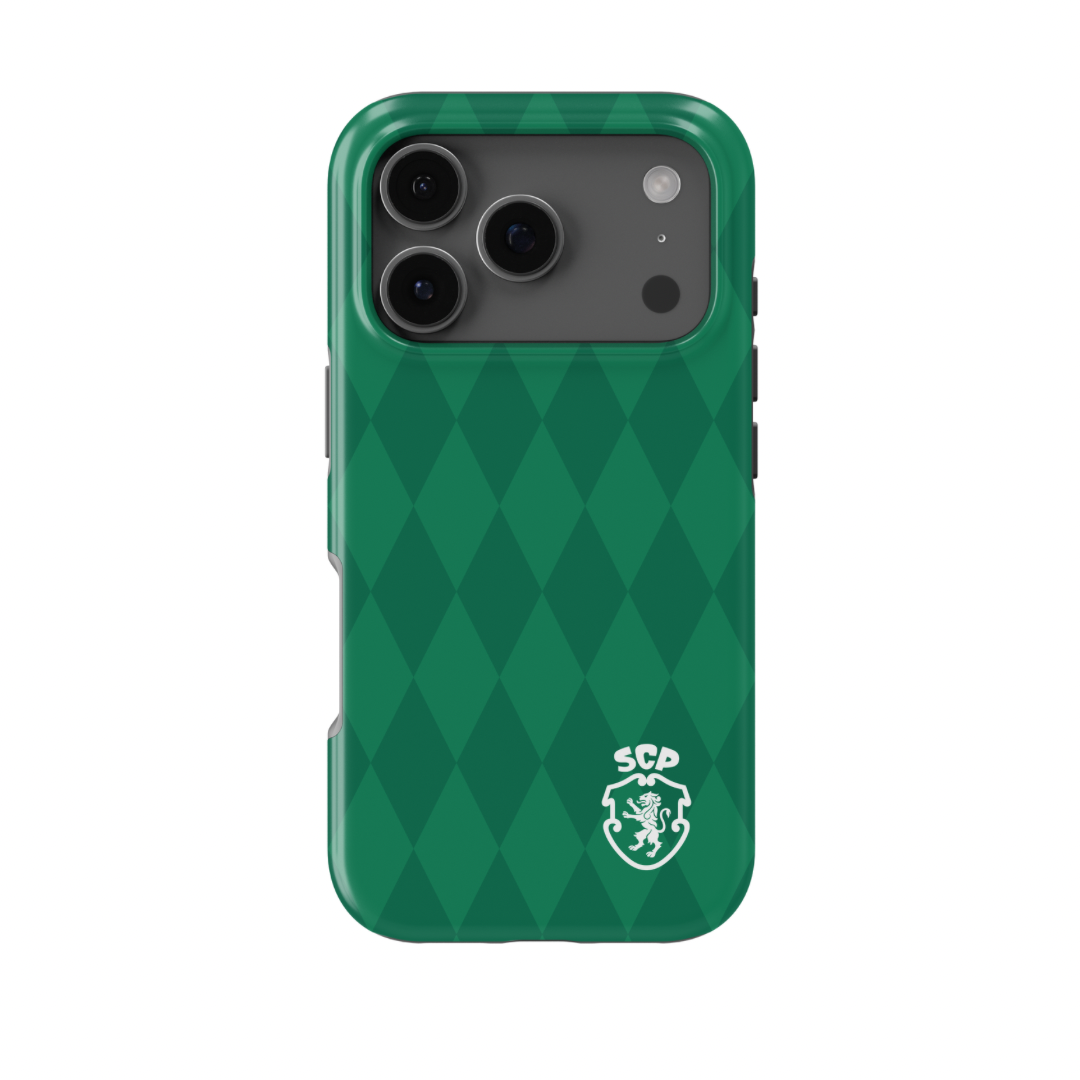 Official SCP Sporting CP Losangos iPhone Case — InstaCase Portugal