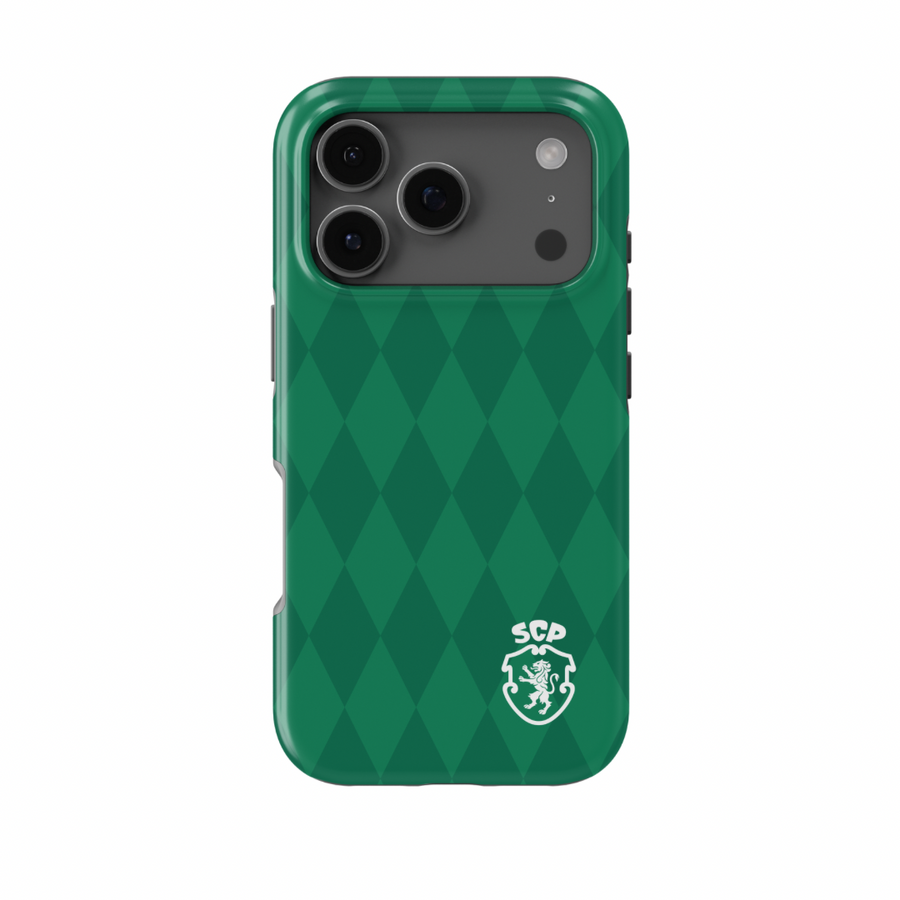 Official SCP Sporting CP Losangos iPhone Case — InstaCase Portugal