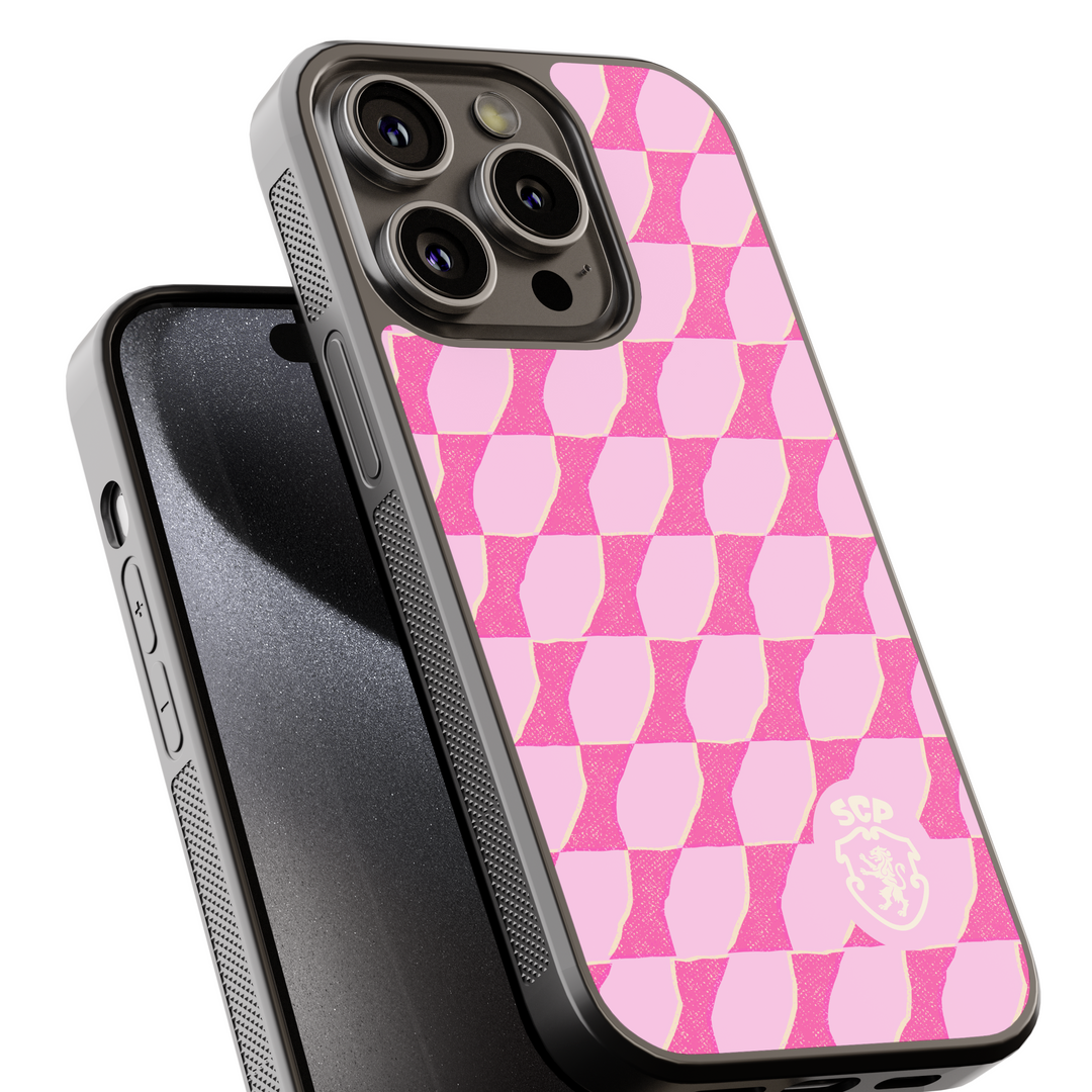 Official SCP Sporting CP Pink Wave iPhone Case — InstaCase Portugal