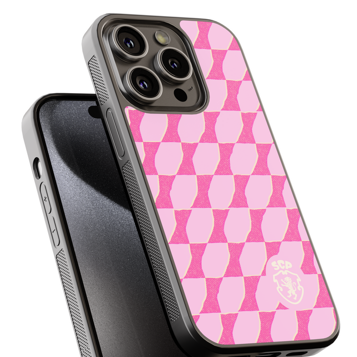 Official SCP Sporting CP Pink Wave iPhone Case — InstaCase Portugal