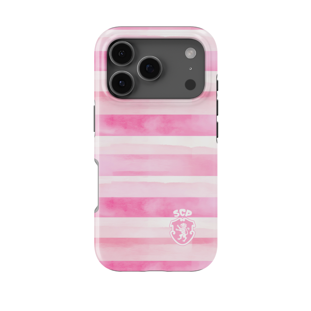 Funda oficial para iPhone del Sporting CP en color rosa — InstaCase Portugal
