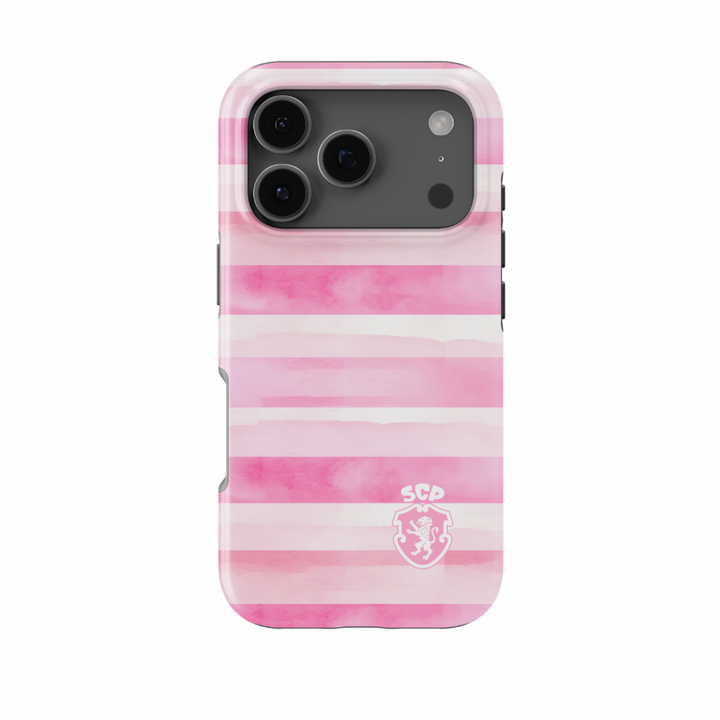 Funda oficial para iPhone del Sporting CP en color rosa — InstaCase Portugal