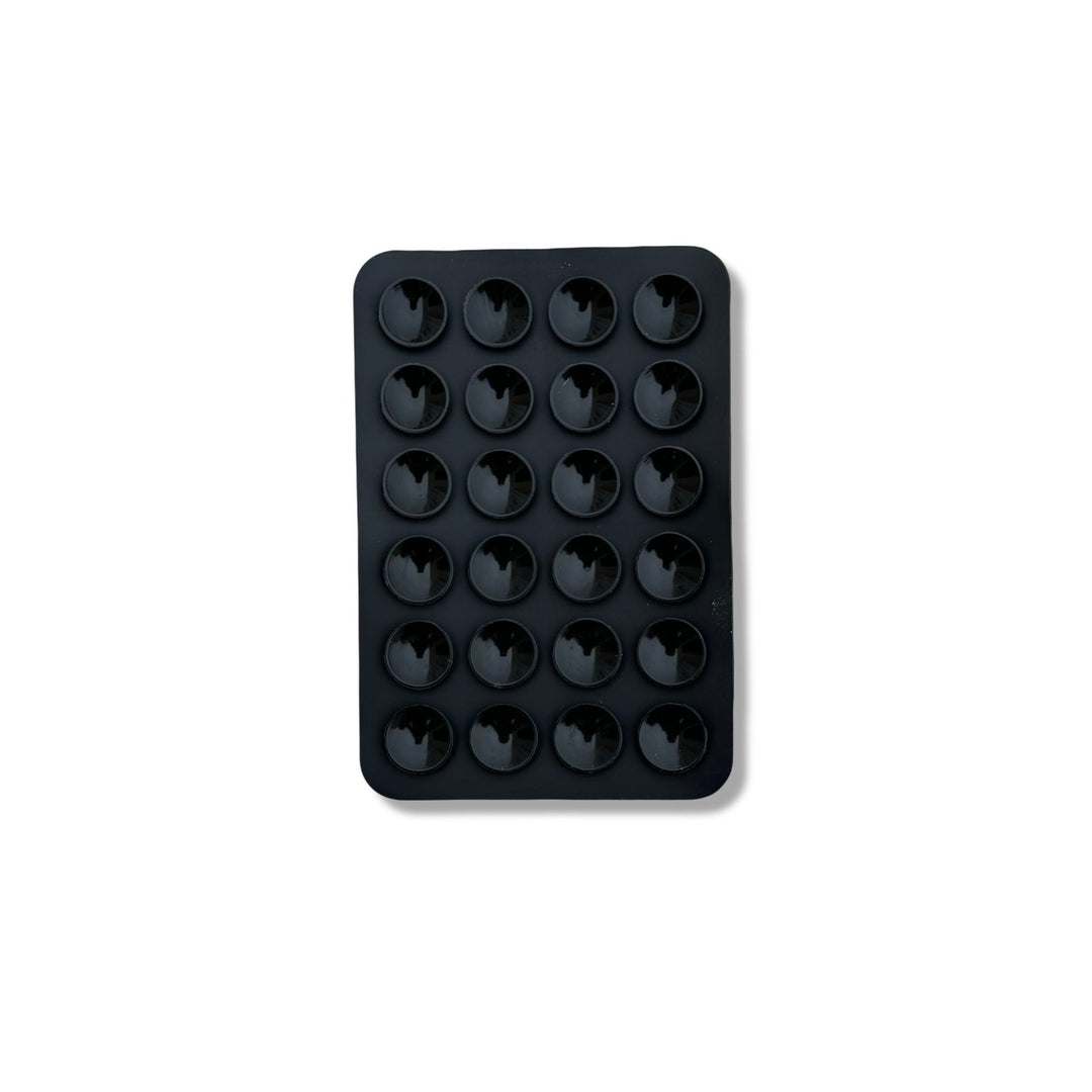 ventosa de silicona para móvil, color negro